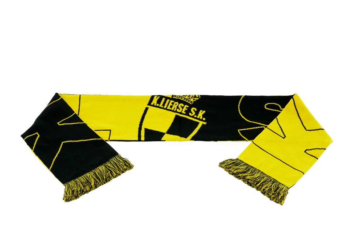 Topfanz Echarpe jaune noir KL SK logo