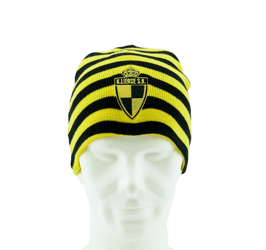 Topfanz Bonnet noir jaune ligne