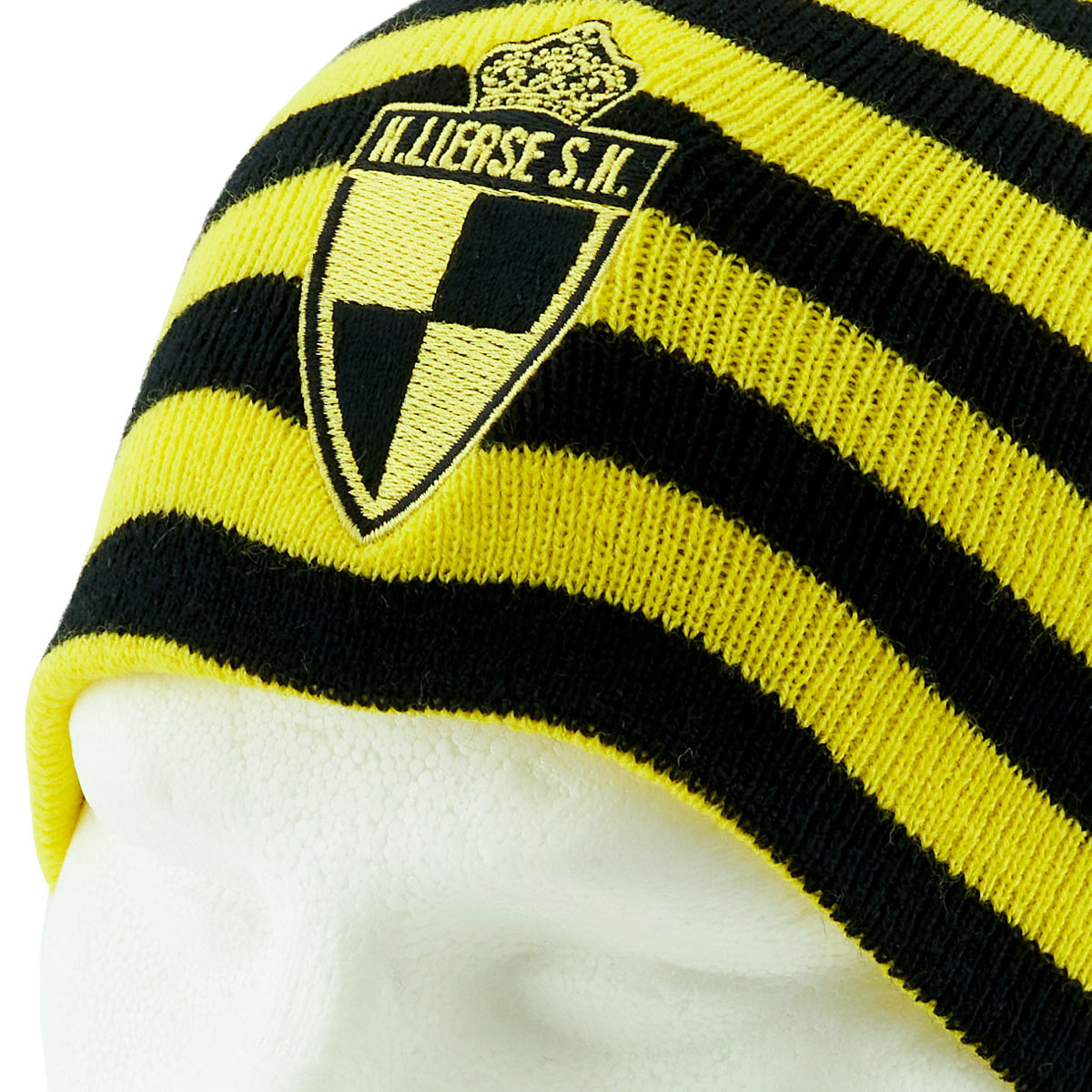 Topfanz Bonnet noir jaune ligne