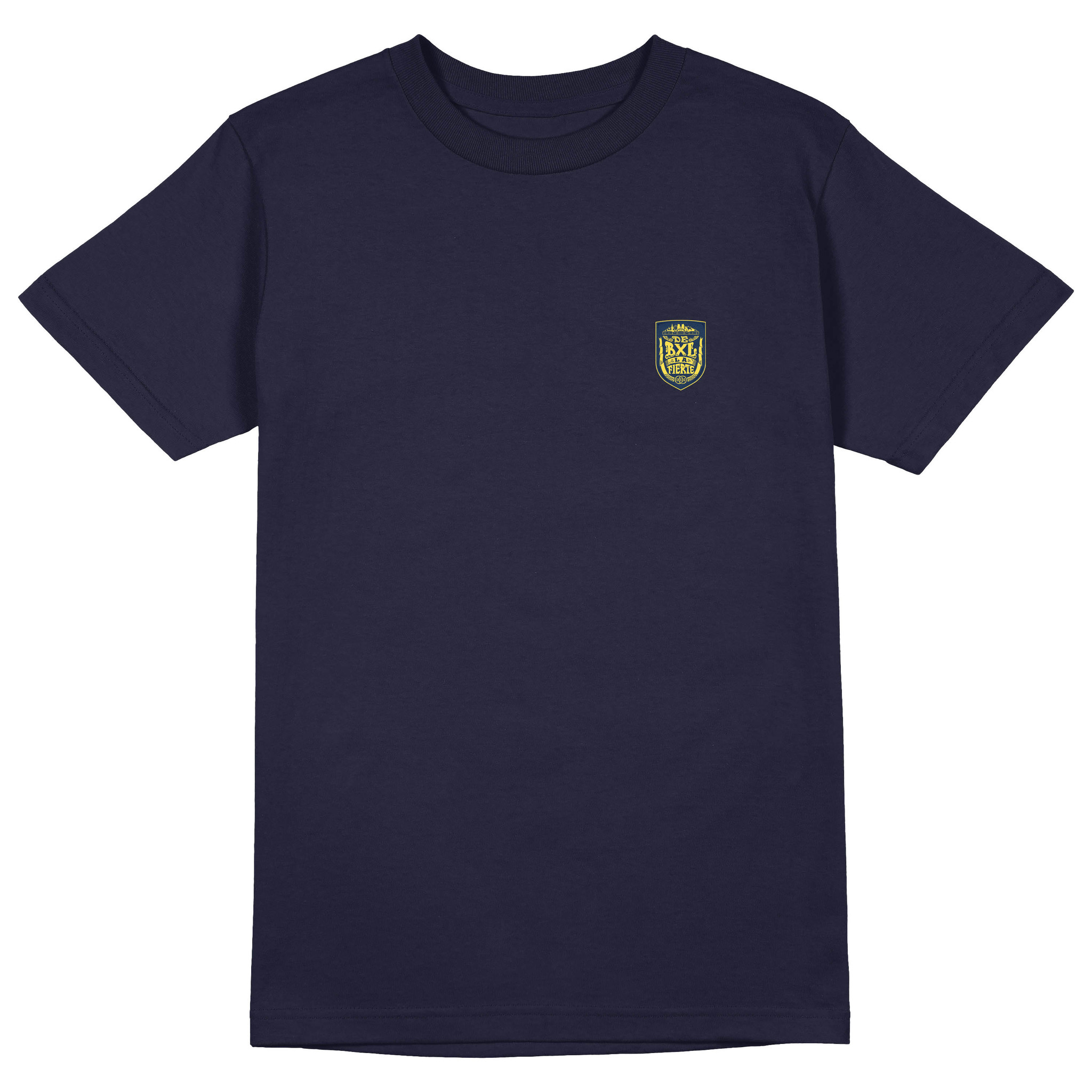 Topfanz Donkerblauw t-shirt BXL LA FIERTÉ