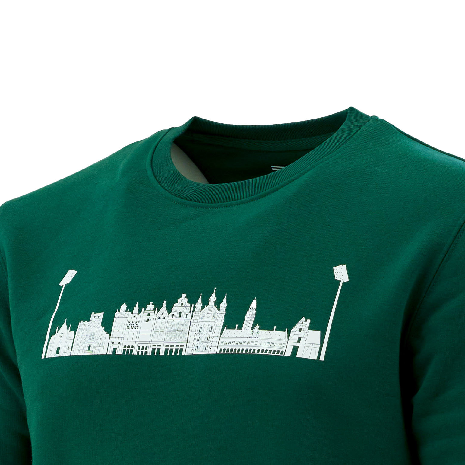 Topfanz Sweater green Skyline Leuven
