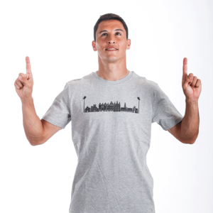 T-shirt grey Skyline Leuven