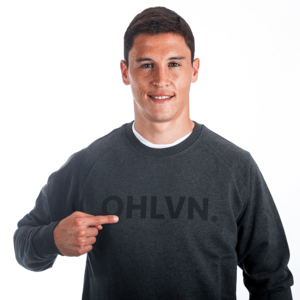 Sweater dark grey OHLVN.