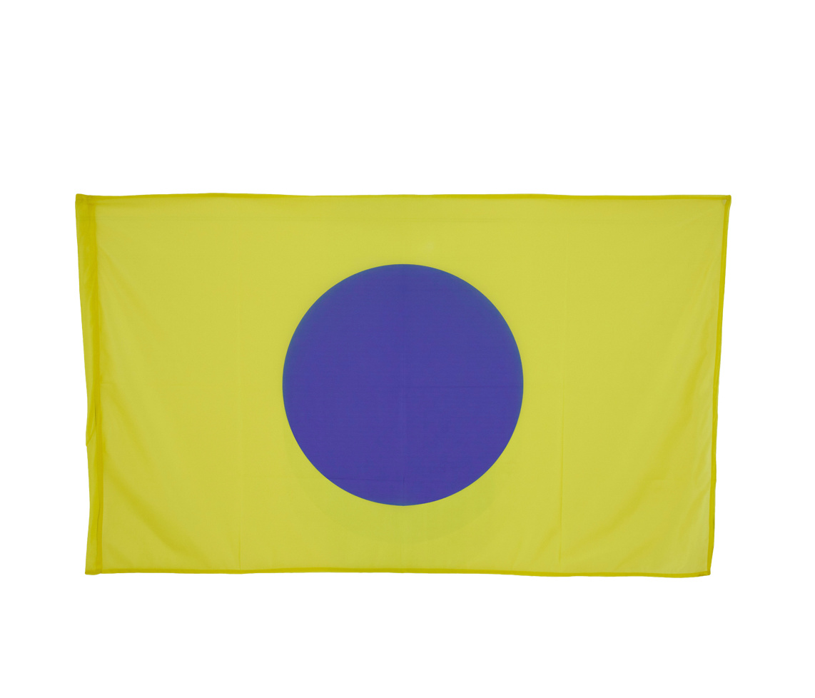 Topfanz Flag Japan Yellow Blue - STVV - STVVカラーの日本国旗