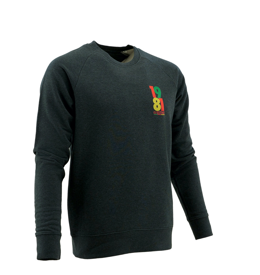 Topfanz Donkergrijze sweater 1981 KV Oostende - KVO