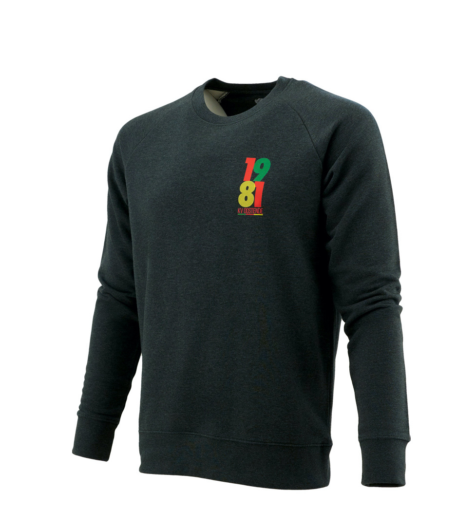 Topfanz Donkergrijze sweater 1981 KV Oostende - KVO