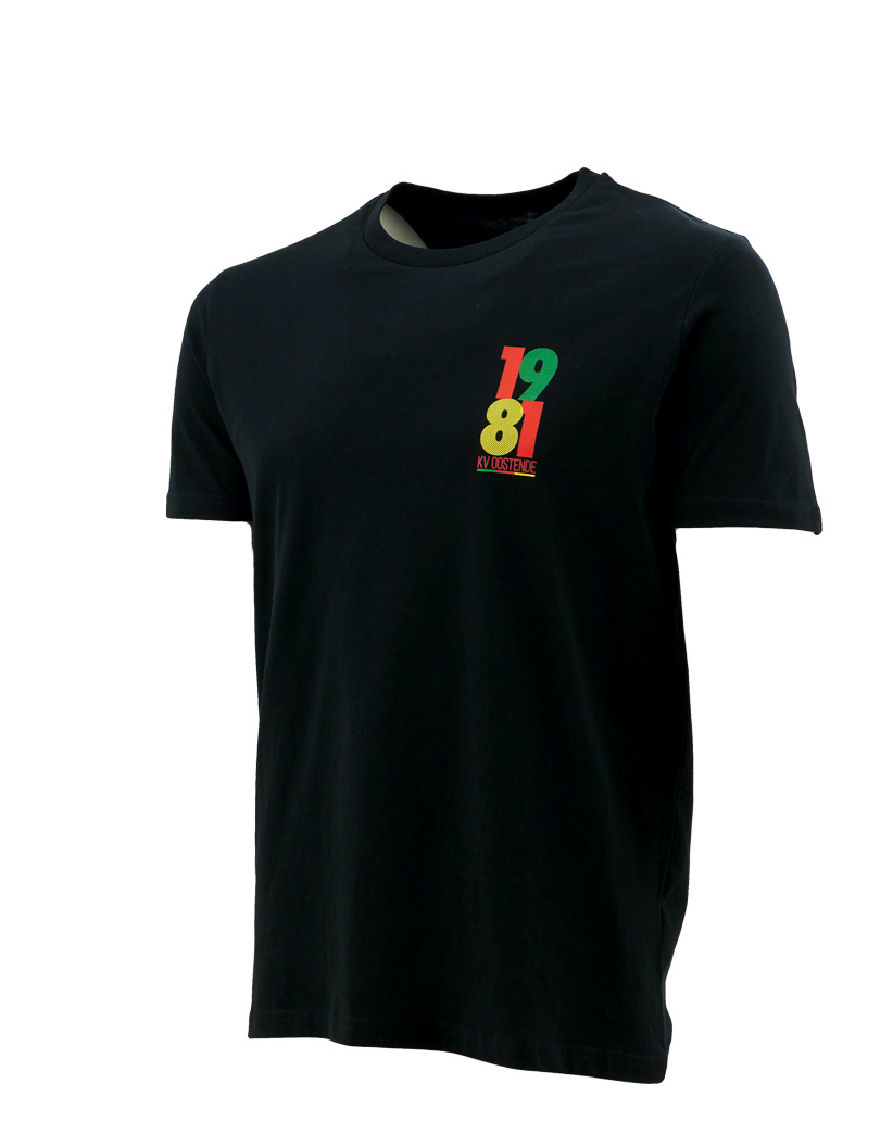 Topfanz T-shirt noir 1981 KV Oostende - KVO