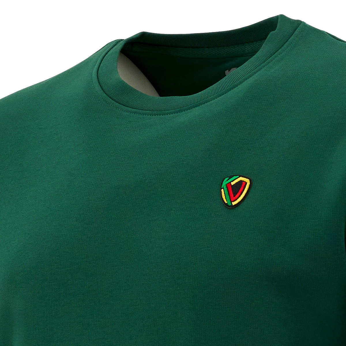 Pull vert avec logo brodé - KVO 