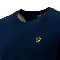 Topfanz Donkerblauwe t-shirt met geborduurd logo - KVO