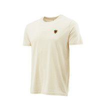 Topfanz Naturel wit t-shirt met geborduurd logo - KVO