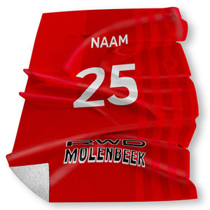 Gepersonaliseerd fleece deken 100 x 150cm RWDM