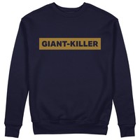 Sweater donker blauw Giant Killer balk