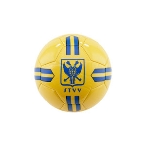 Voetbal maat 5 geel logo