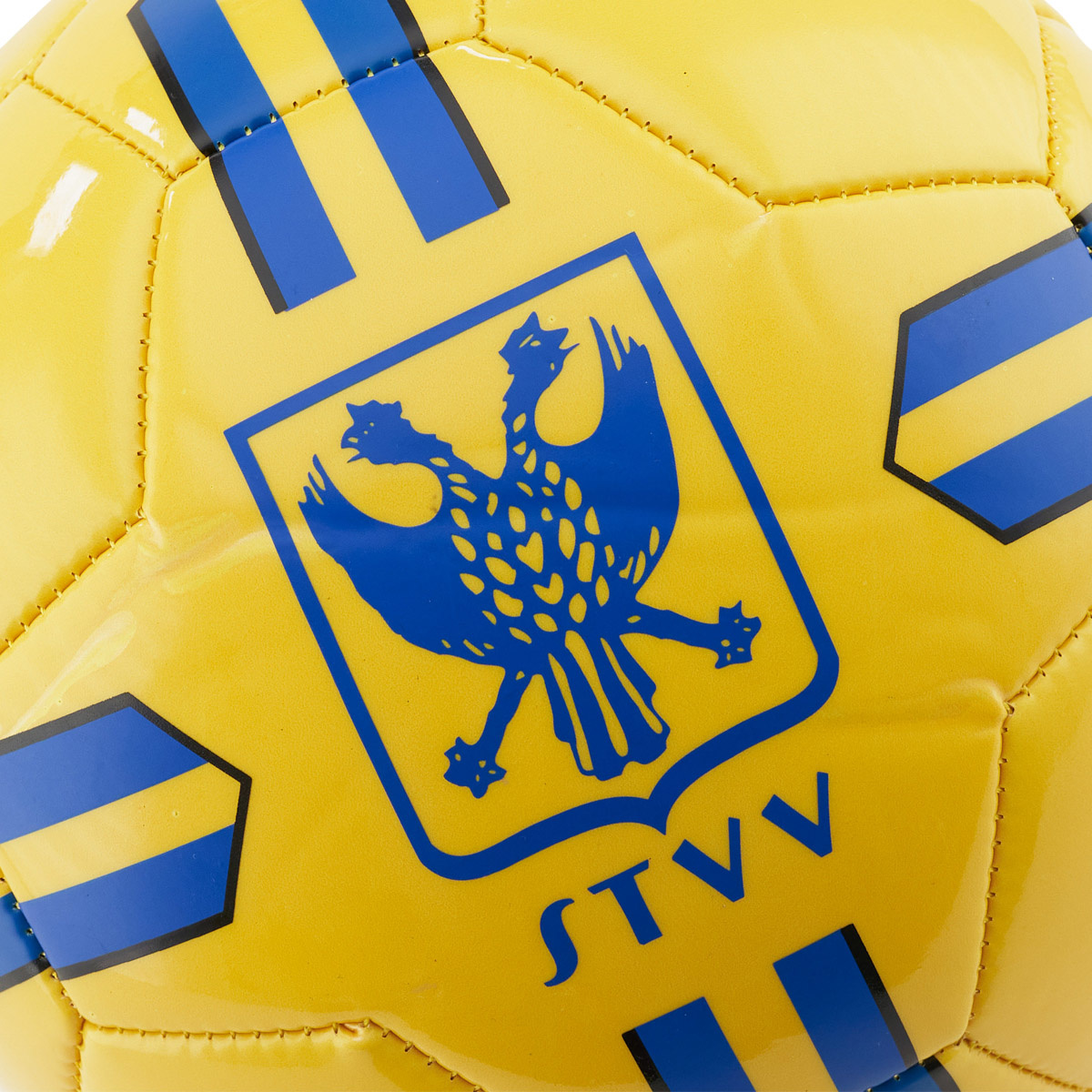 Ballon de foot 5 STVV logo jaune 