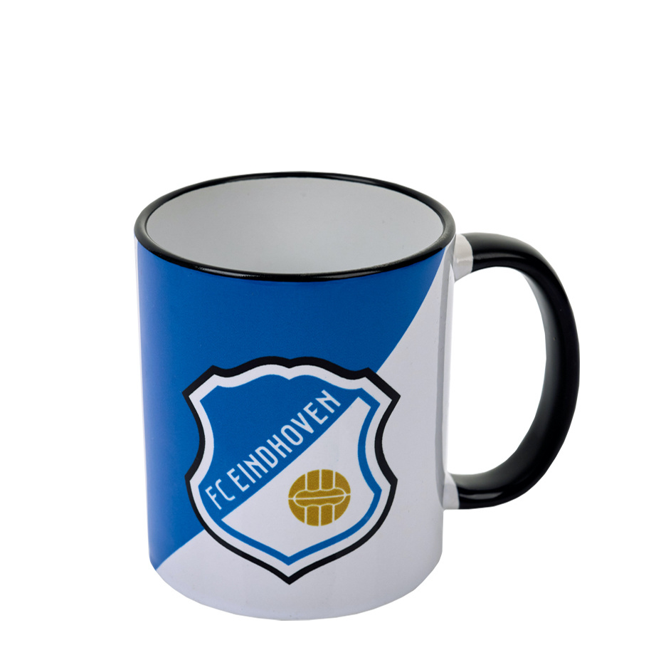 Topfanz Mug blue/white crossed line