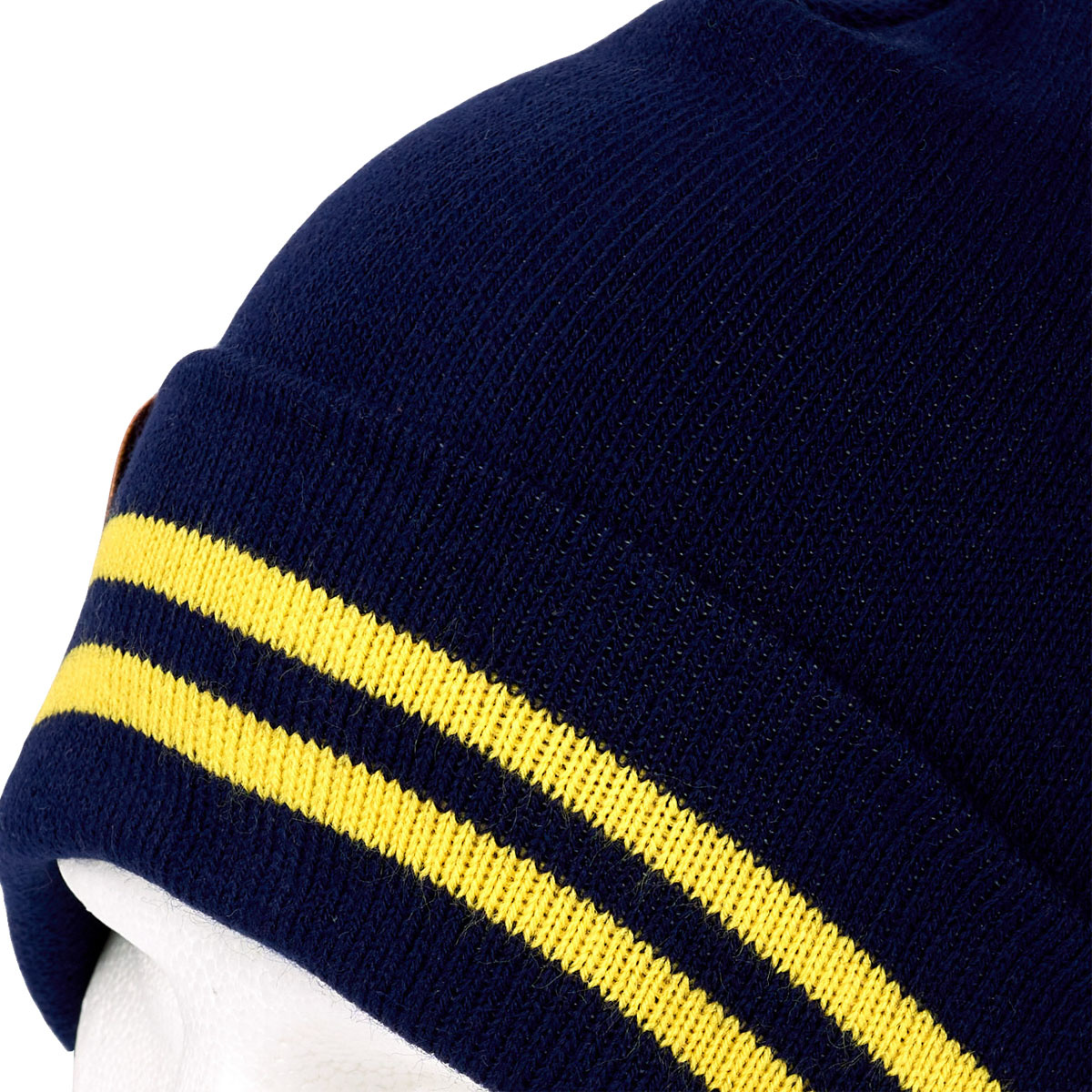 Topfanz Beanie business yellow stripe