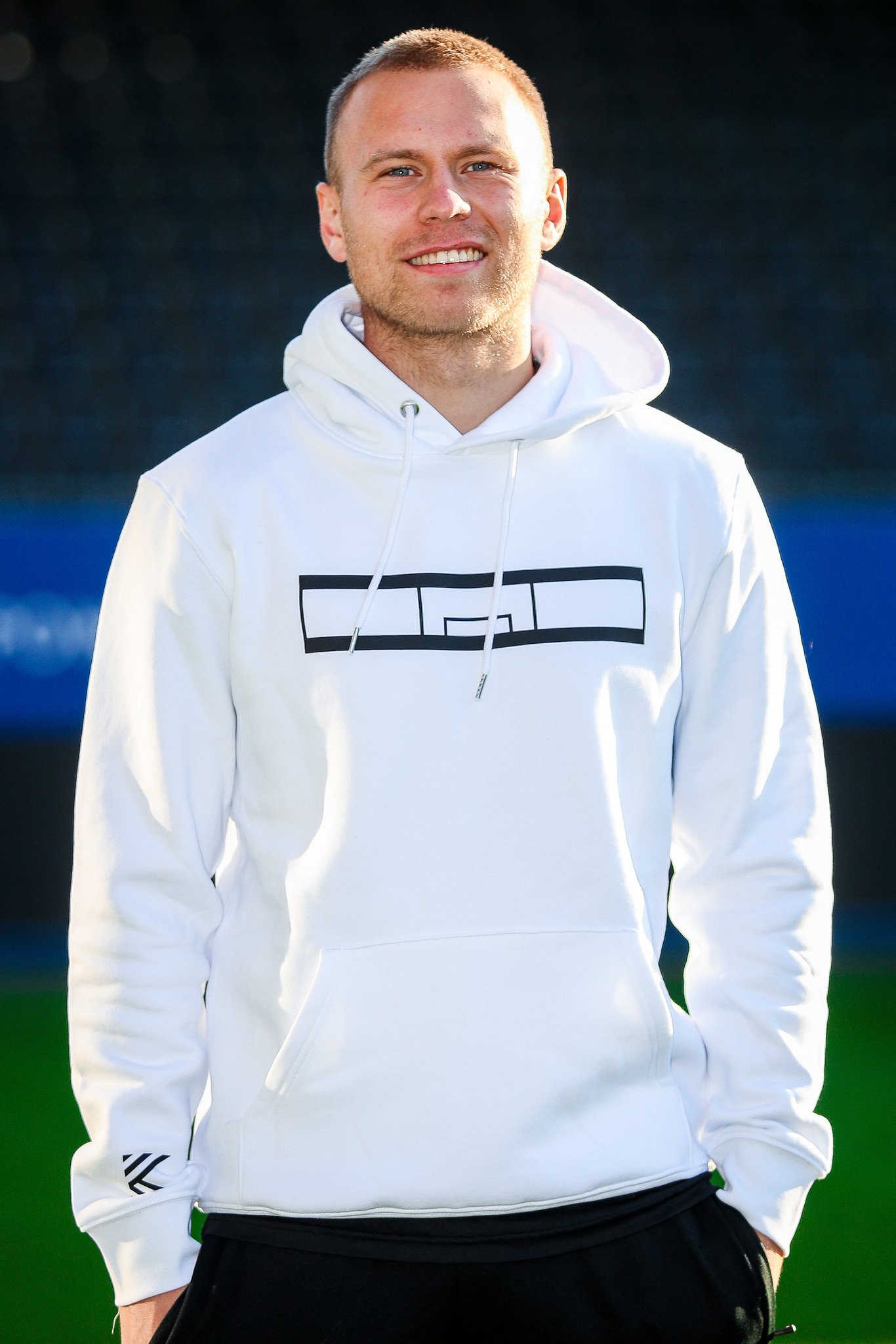 Topfanz Hoodie blanc "DE K"