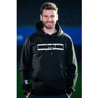 Topfanz Hoodie noir "DE K"