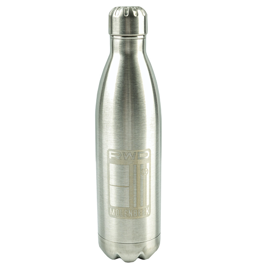 Topfanz Thermos silver engraved logo RWDM