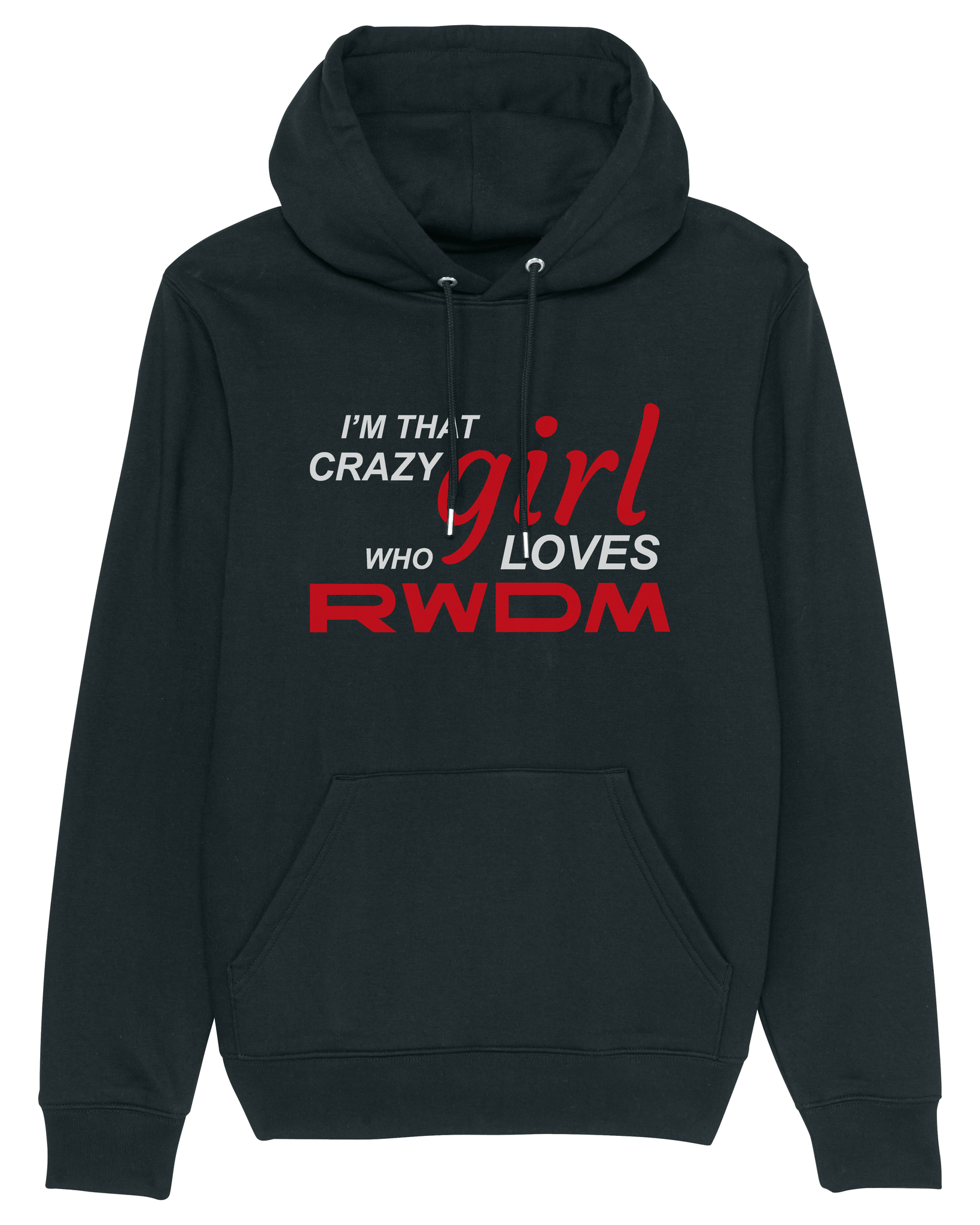 Topfanz Pull à capuche femmes noir- Crazy girl