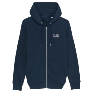 Zipped hoodie Navy - EST. 2001 ESSEVEE
