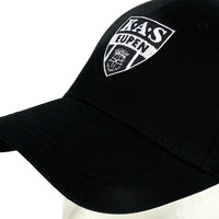 Topfanz Cap with black logo embroidered 1945 K.A.S. Eupen