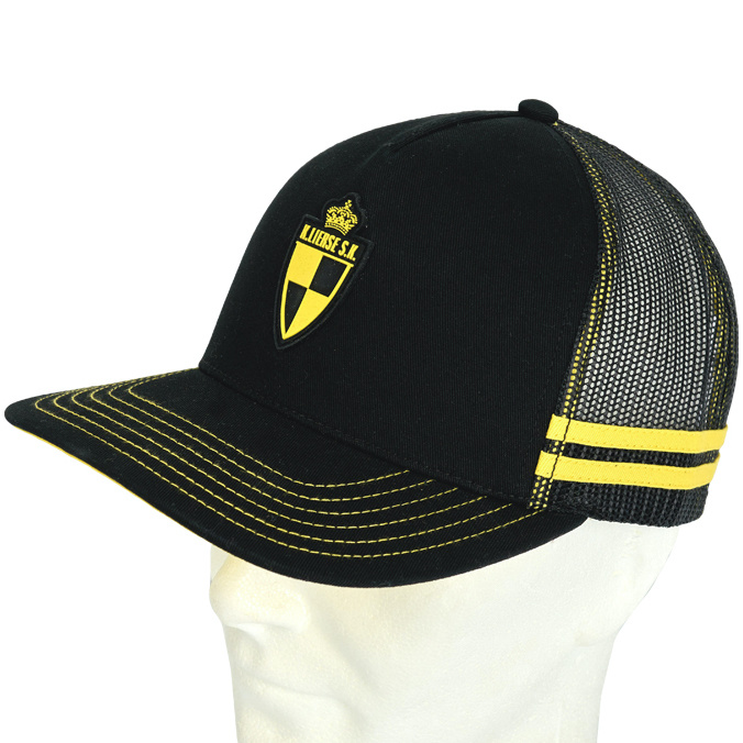 Topfanz Casquette noire PVC badge logo Lierse