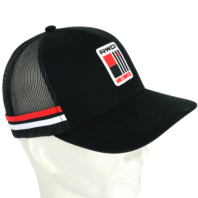 Topfanz Casquette noire logo PVC RWDM