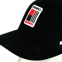 Topfanz Casquette noire logo PVC RWDM