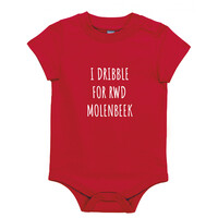 Topfanz Baby body red I dribble for RWD Molenbeek