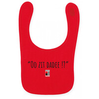 Topfanz Baby bib red - Oo zit dadee