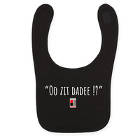 Topfanz Baby bavette noir - Oo zit dadee