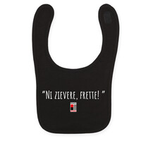 Topfanz Baby bavette noir - Nie zievere, frette!