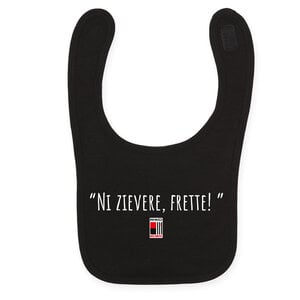 Baby bavette noir - Nie zievere, frette!