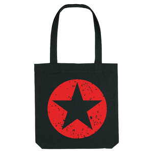 Totebag zwart - ster RWD Molenbeek