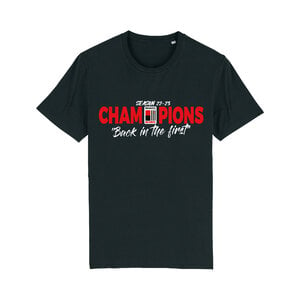 T-shirt zwart Champions RWDM