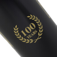 Drink bottle golden logo 100 year STVV 75cl