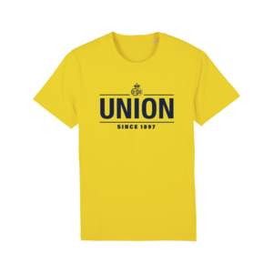 T- shirt yellow Union Since 1897