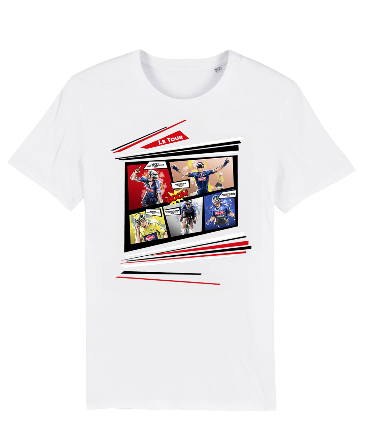 Topfanz T-shirt Tour de France 2023 blanc