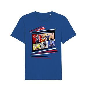 T-shirt Tour de France 2023 blauw