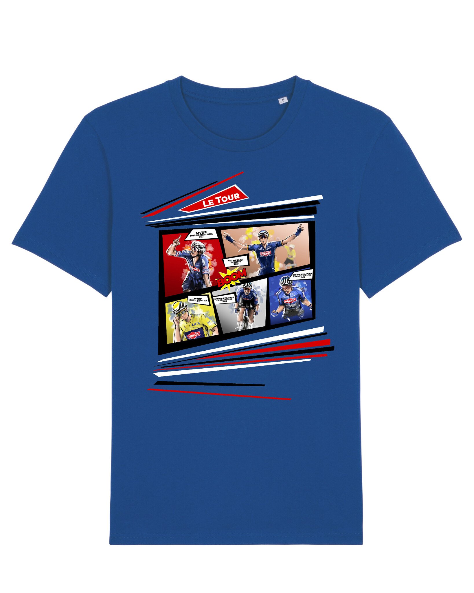 Topfanz T-shirt Tour de France 2023 blauw