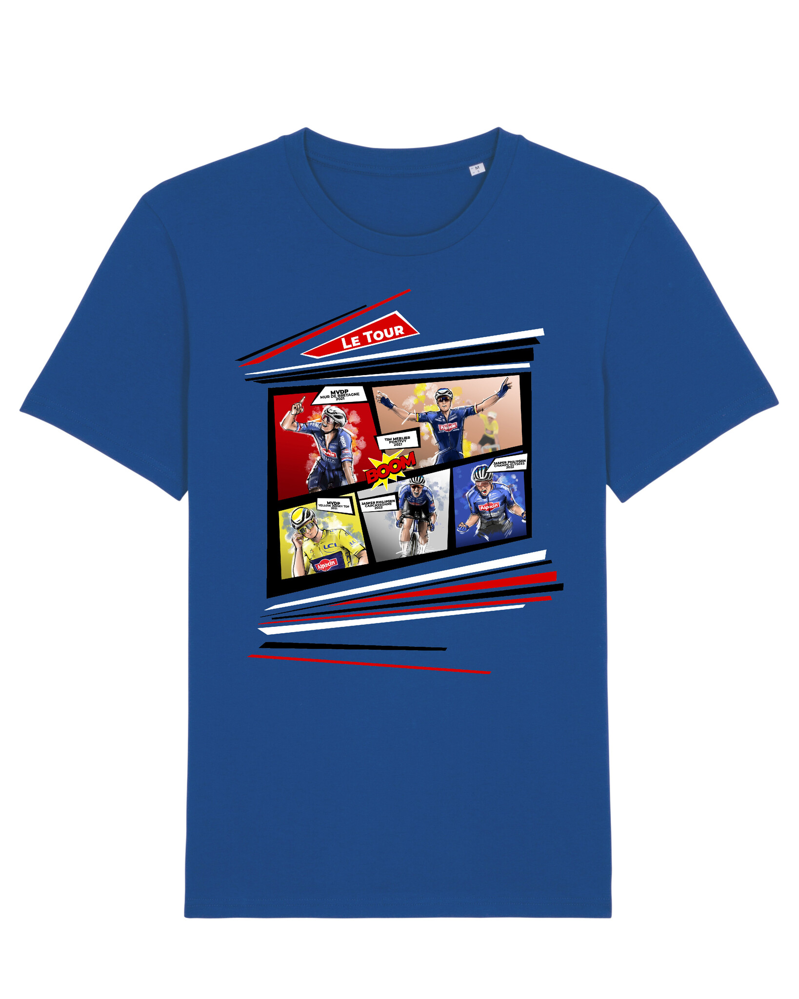 Topfanz T-shirt Tour de France 2023 bleu