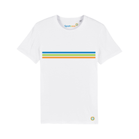 Topfanz T-shirt white 3 stripes