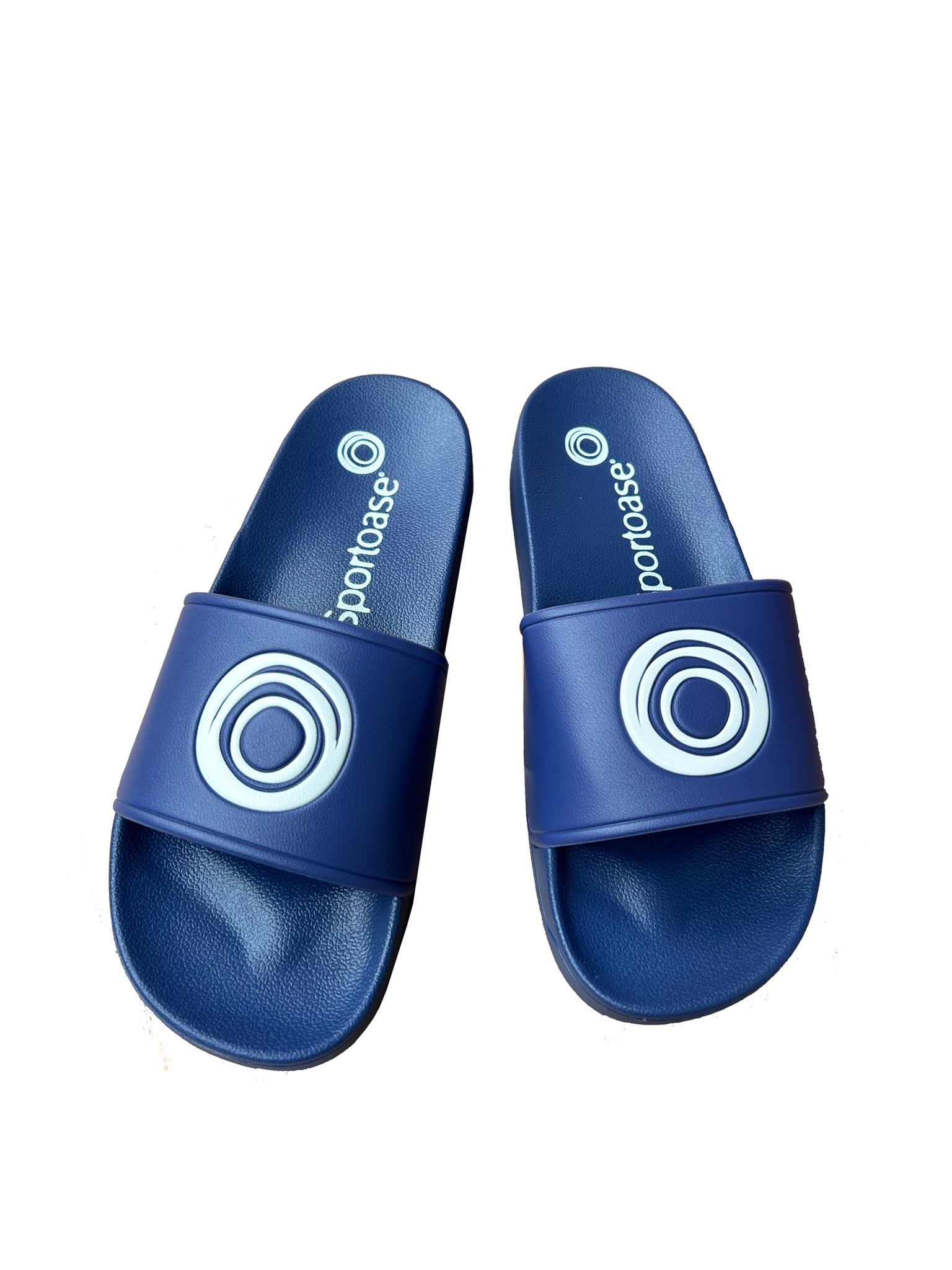 Topfanz Chaussons bleu foncé avec logo