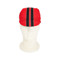 Topfanz Casquette cycliste RWDM rouge noir bande