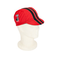 Topfanz Casquette cycliste RWDM rouge noir bande