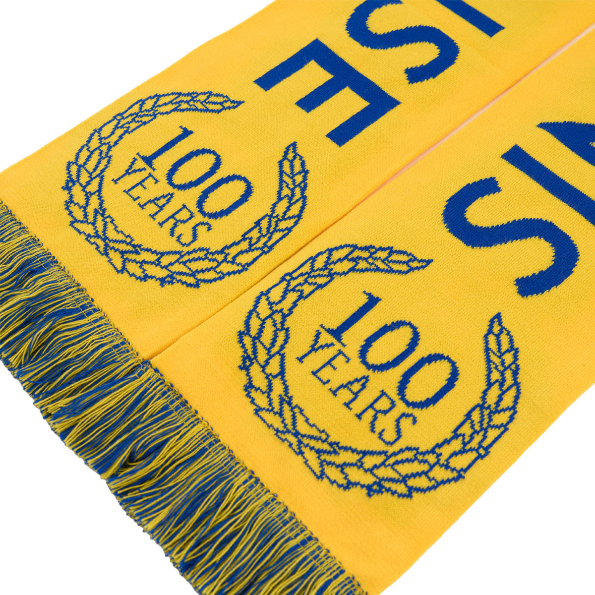 Topfanz Scarf yellow Sint Truidense Voetbalvereniging 100year