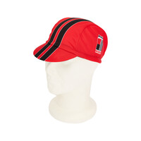 Topfanz Casquette cycliste RWDM rouge noir bande