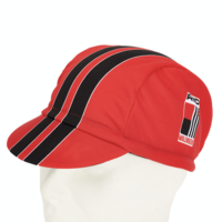 Topfanz Casquette cycliste RWDM rouge noir bande