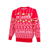 Topfanz Pull de noël rouge OHL